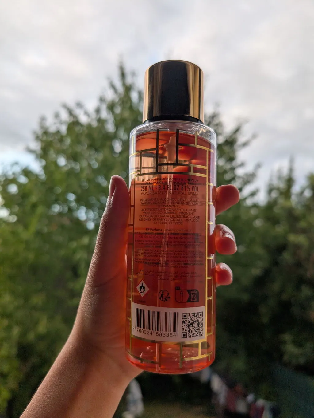 RP Paris Brumes Jardin Tropical bodymist 250 ml eksotisk