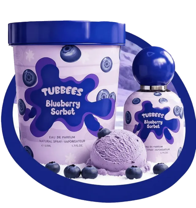 Tubbees Blueberry Sorbet parfume med blåbær