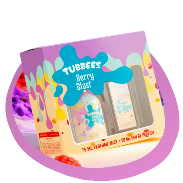 Tubbees Berry Blast gavesæt bær læbepomade
