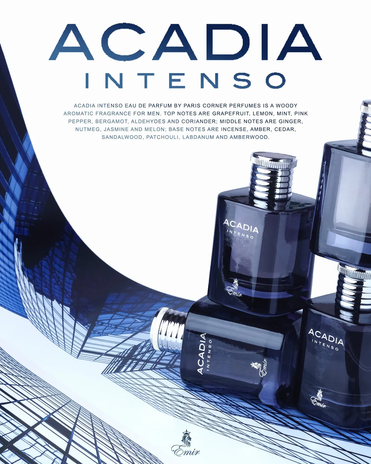 Paris Corner Emir Acadia Intenso eau de parfum 100ml frisk