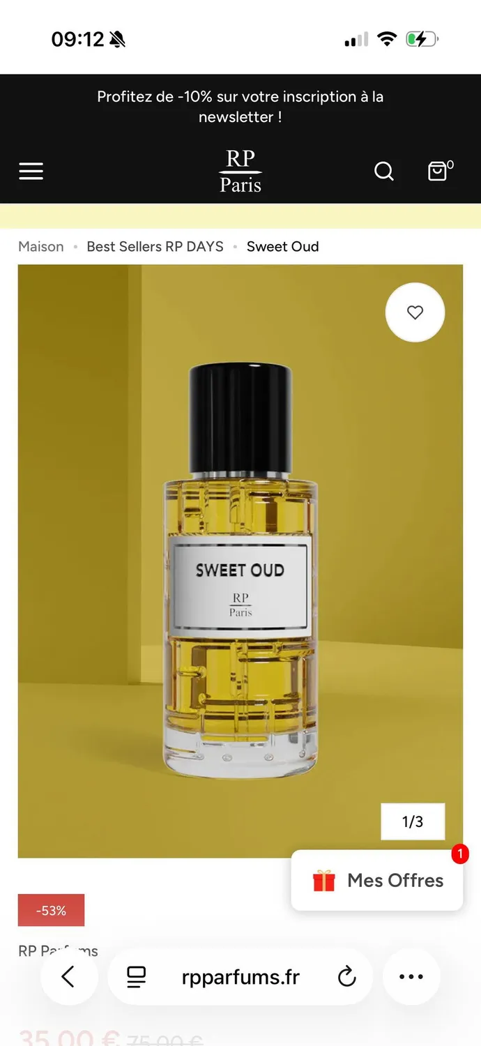 RP Paris Sweet Oud parfume 50 ml sød oud
