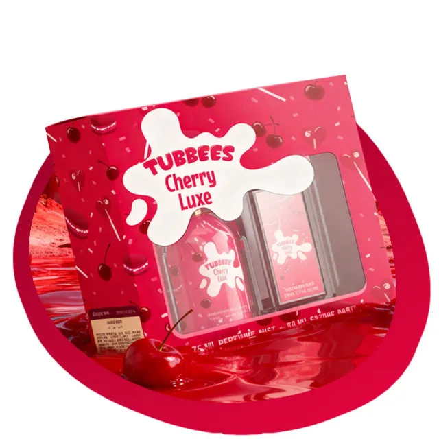 Tubbees Cherry Luxe Gift Box gavesæt kirsebær