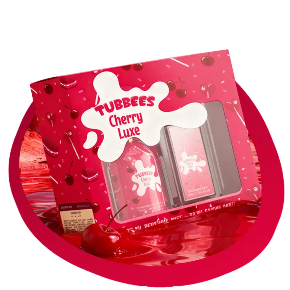 Tubbees Cherry Luxe Gift Box gavesæt kirsebær
