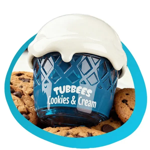Tubbees Cookies & Cream læbepomade chokolade