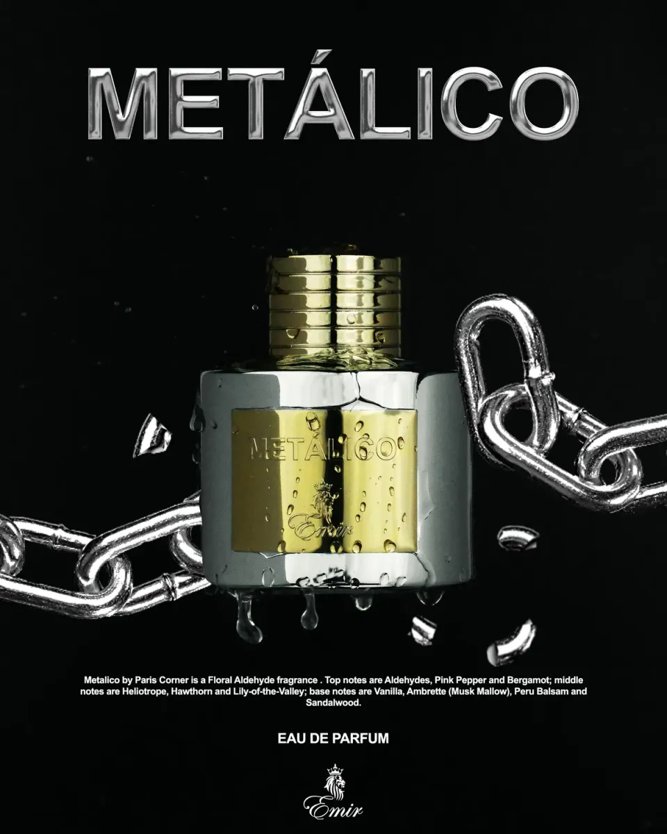 Paris Corner Emir Metalico eau de parfum 100ml vanilje