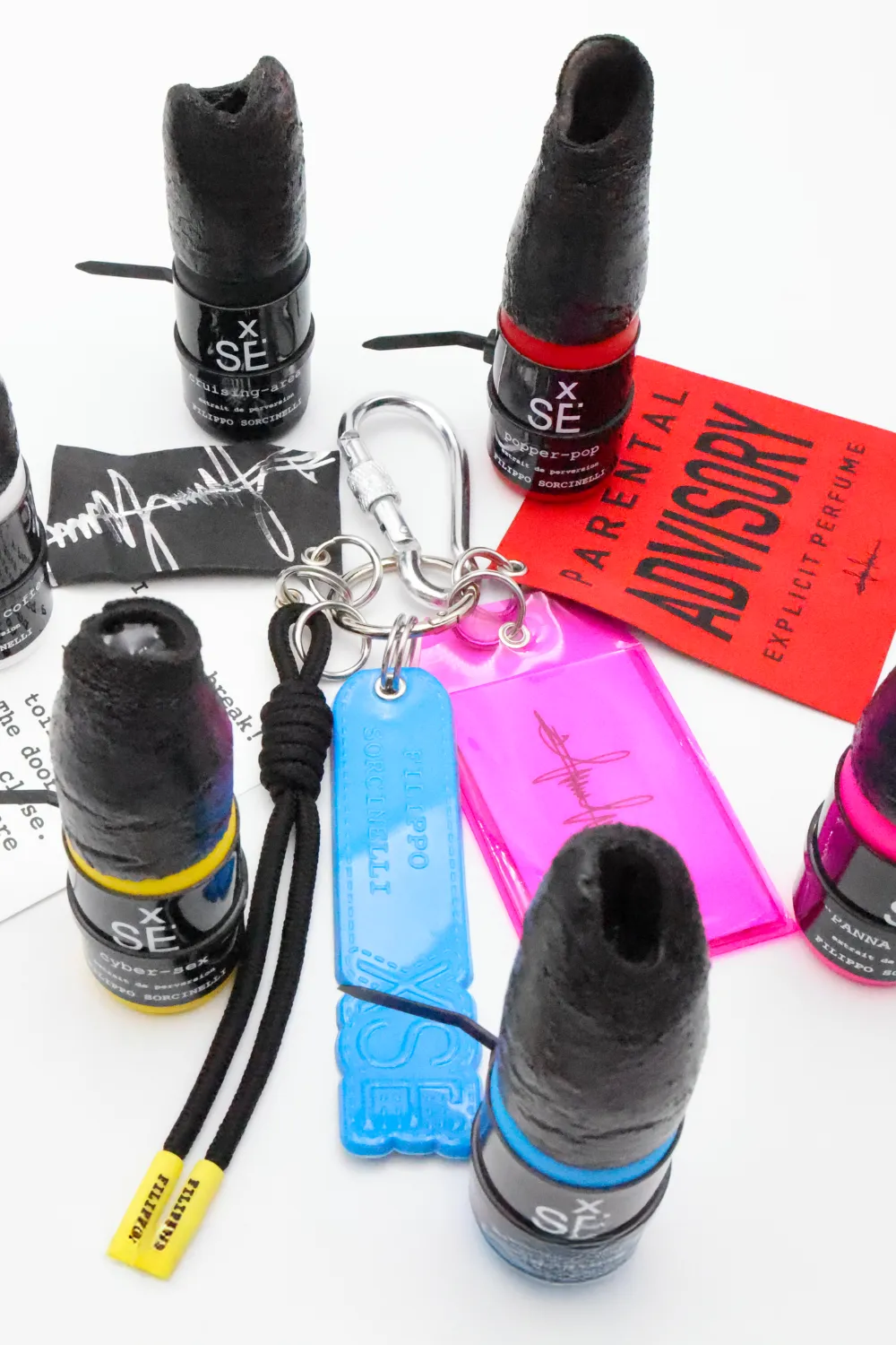 Filippo Sorcinelli X Sé nøglering accessory sort