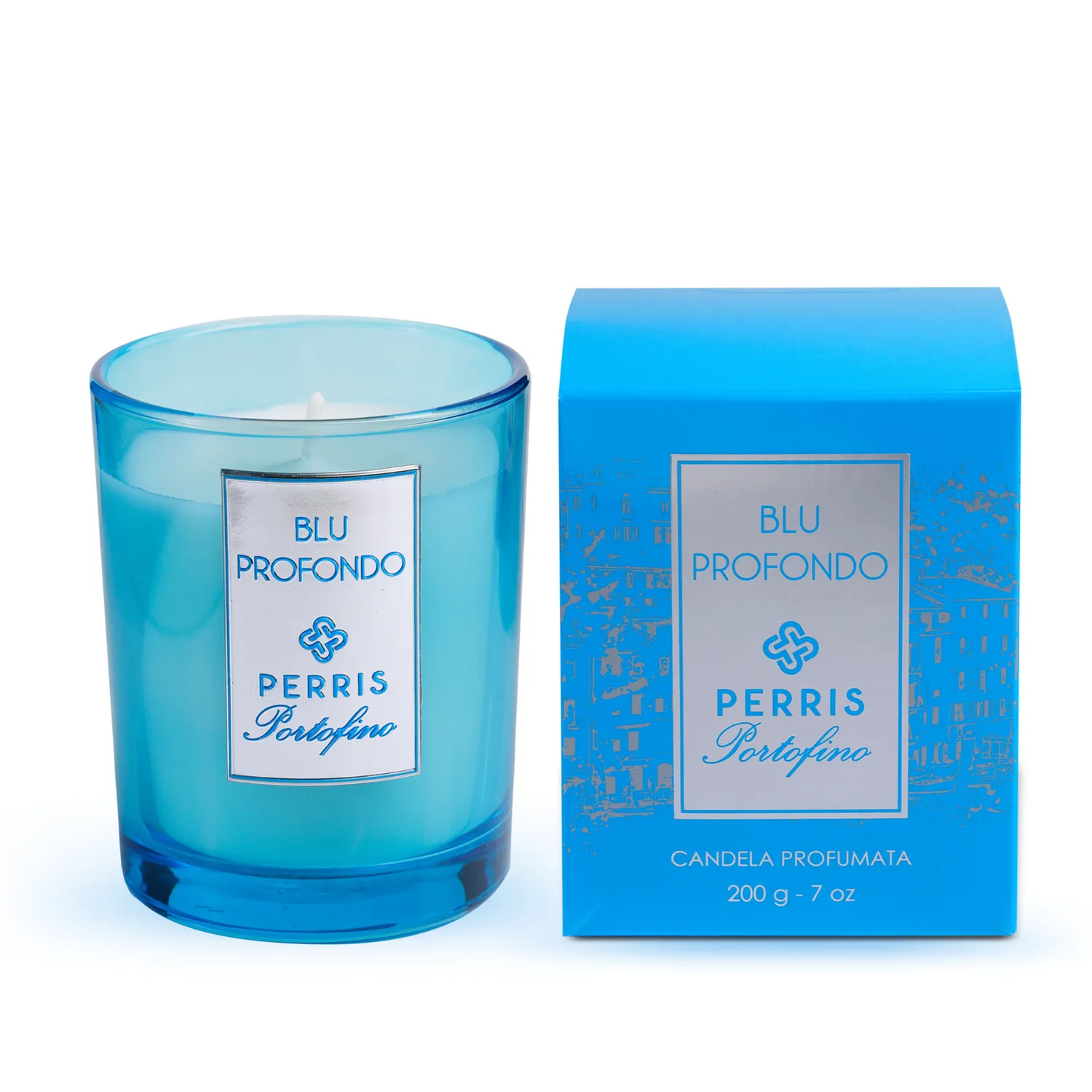 Perris Monte Carlo Blu Profondo duftlys 65 g bergamotte