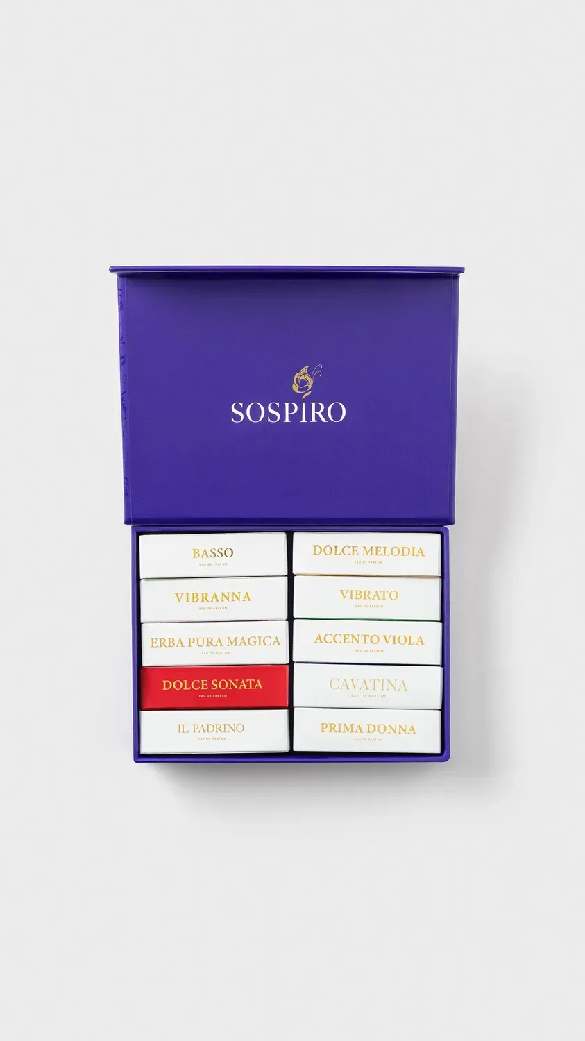 Sospiro Discovery parfumesæt 10 x 2 ml valgfri dufte