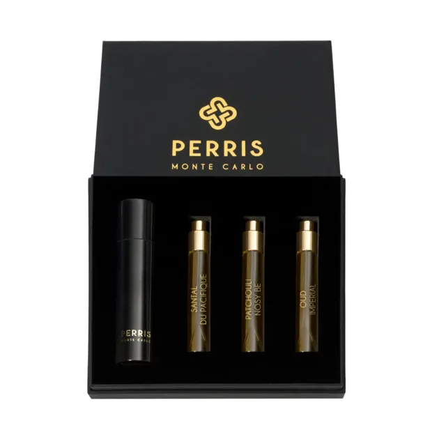 Perris Monte Carlo Iconic Woods Set parfumesæt 3x8 ml