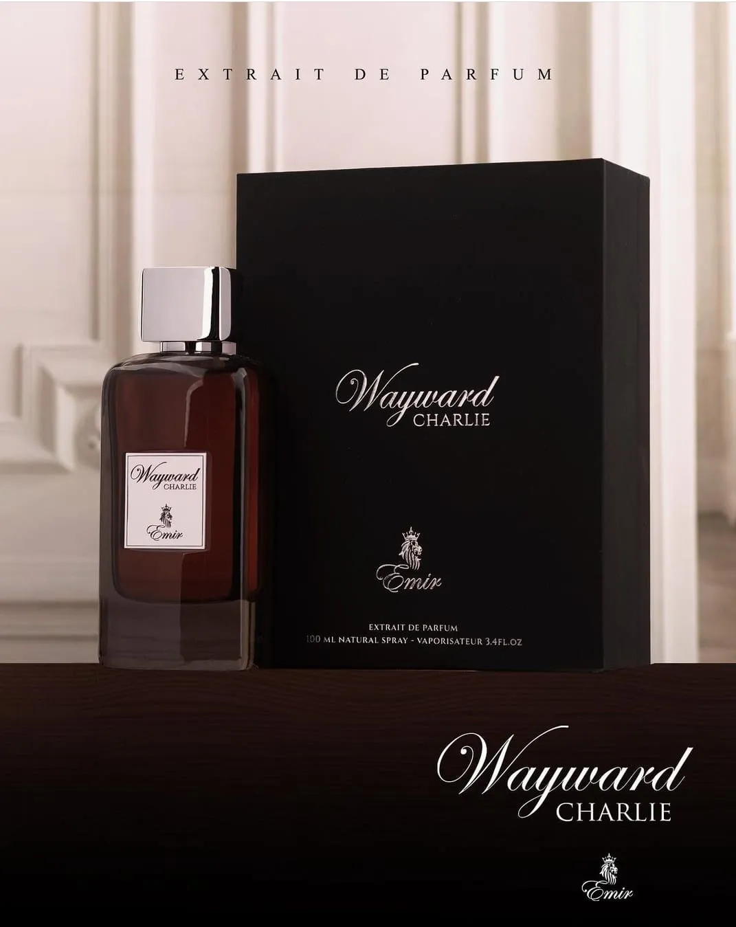 Paris Corner Emir Wayward Charlie Parfume 100 ml tobak