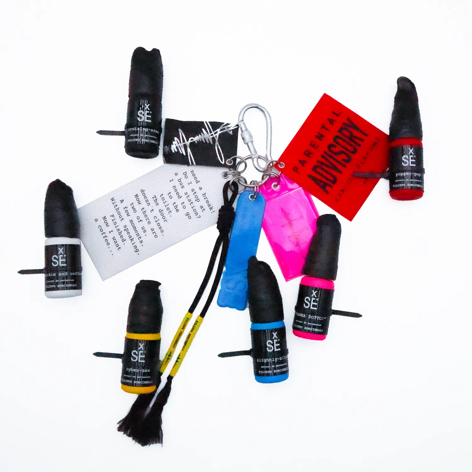 Filippo Sorcinelli X Sé nøglering accessory sort
