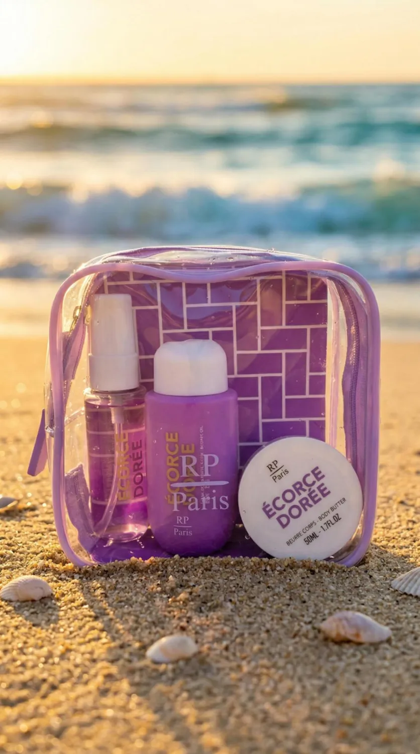 RP Pop Écorce dorée travel set – duft, gel, smør