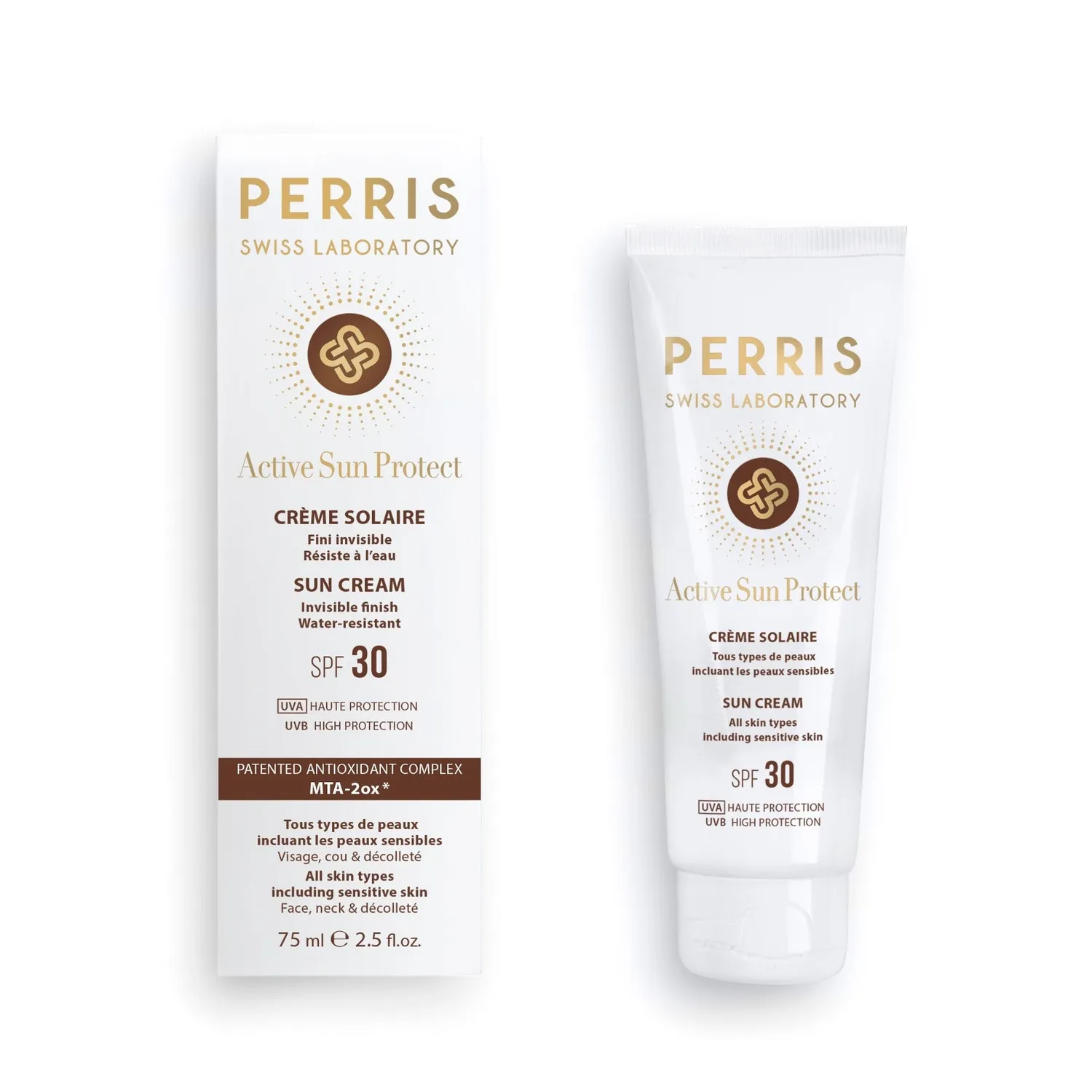 Perris Monte Carlo Sun Cream solcreme SPF30 75 ml fugt