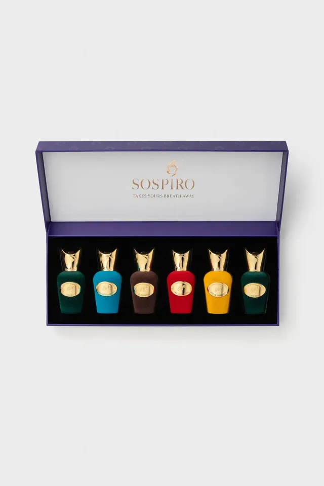 Sospiro Miniature Set parfume 6x15 ml rejsesæt