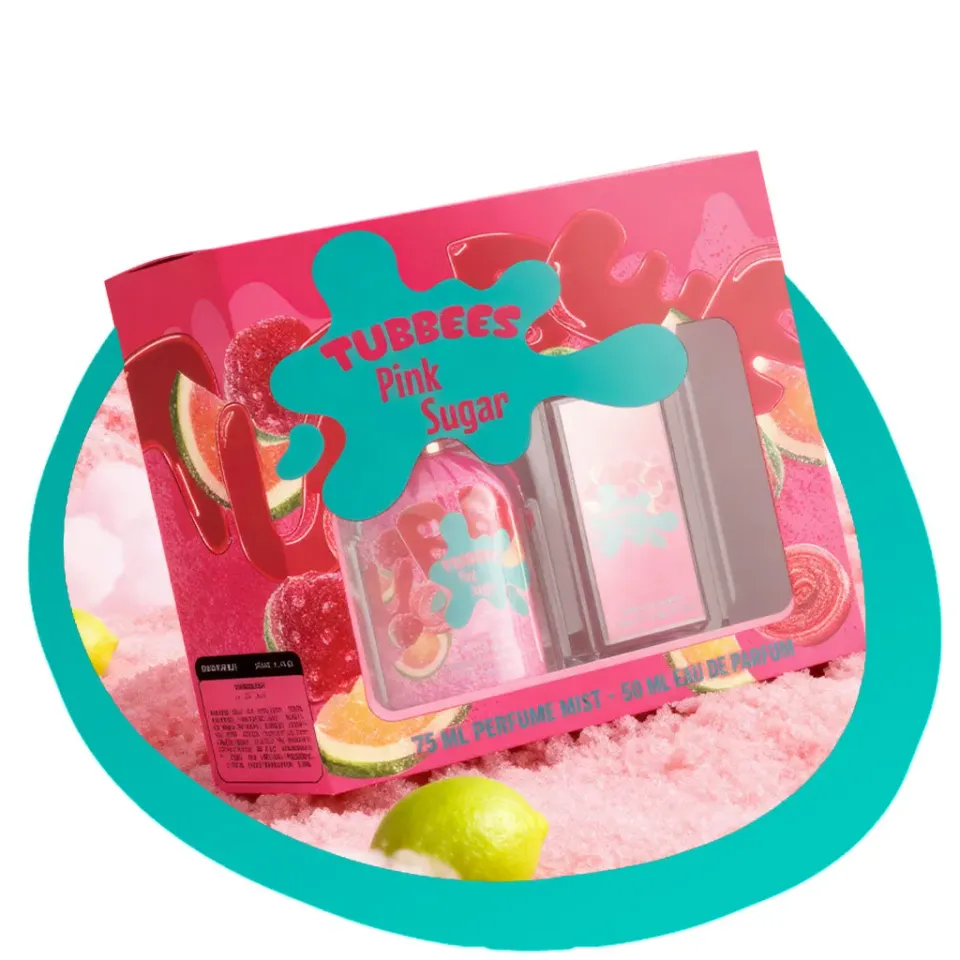 Tubbees Pink Sugar gaveæske sukret frugt