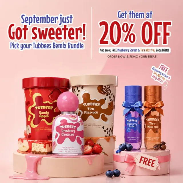 Tubbees September Remix Bundle parfumesæt 4-pak