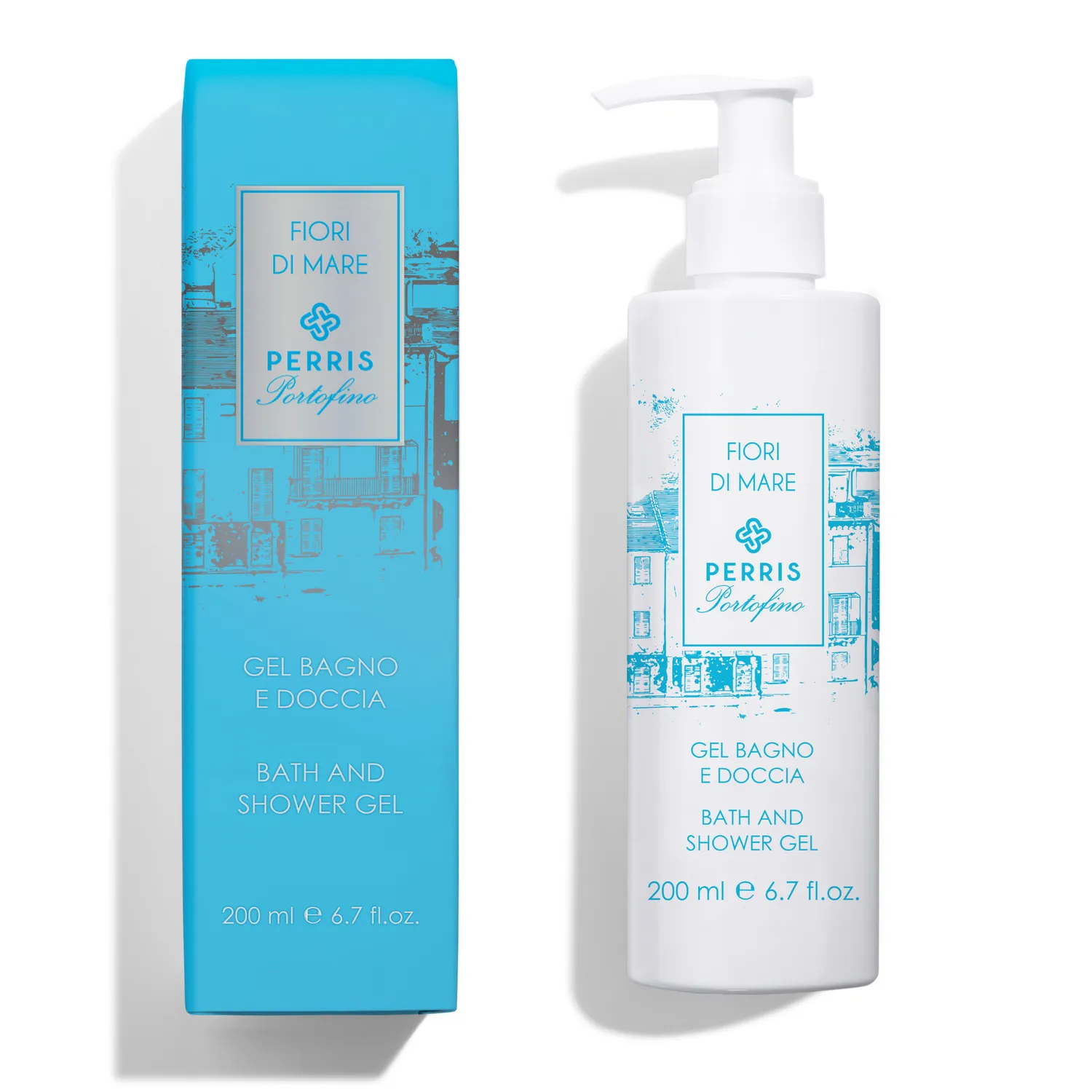 Perris Monte Carlo Fiori di Mare brusegel 200 ml frisk duft